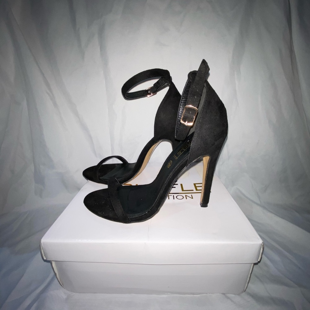 Black Strappy Heels